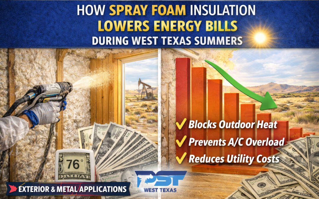 How Spray Foam Insulation Lowers Energy Bills During West Texas Summers